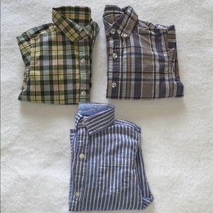 CARTER’S PLAID SHIRTS BOYS SIZE 3T.3